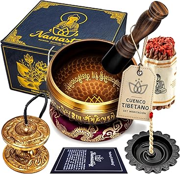 Set de Cuenco Tibetano Ø10 cm – Martilleado a Mano en Nepal