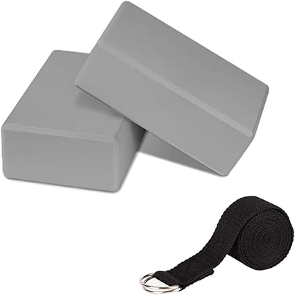 Kit de Bloques de Yoga + Correa: Expande tu Práctica con Apoyo y Equilibrio