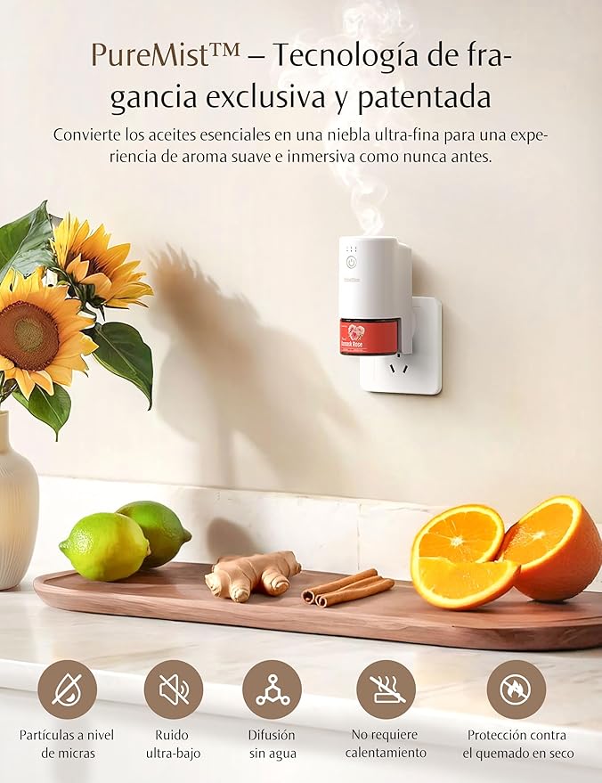 Difusor de Aromas Ultrasónico sin Agua