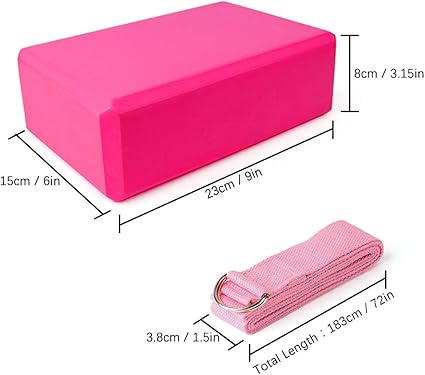 Kit de Bloques de Yoga + Correa: Expande tu Práctica con Apoyo y Equilibrio