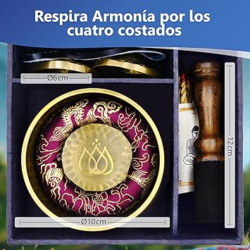 Set de Cuenco Tibetano Ø10 cm – Martilleado a Mano en Nepal