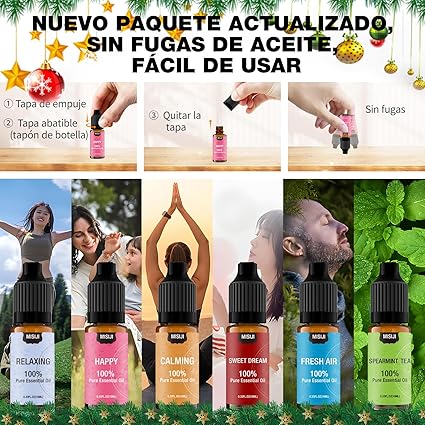 Set de Aceites Esenciales – Aromaterapia Pura y Natural
