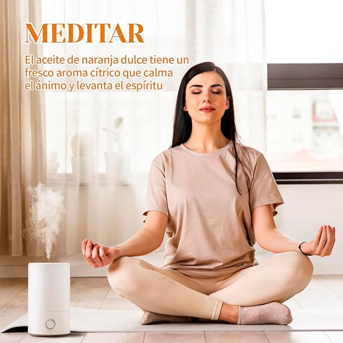 Aceite Esencial de Naranja Dulce 100% Puro y Natural