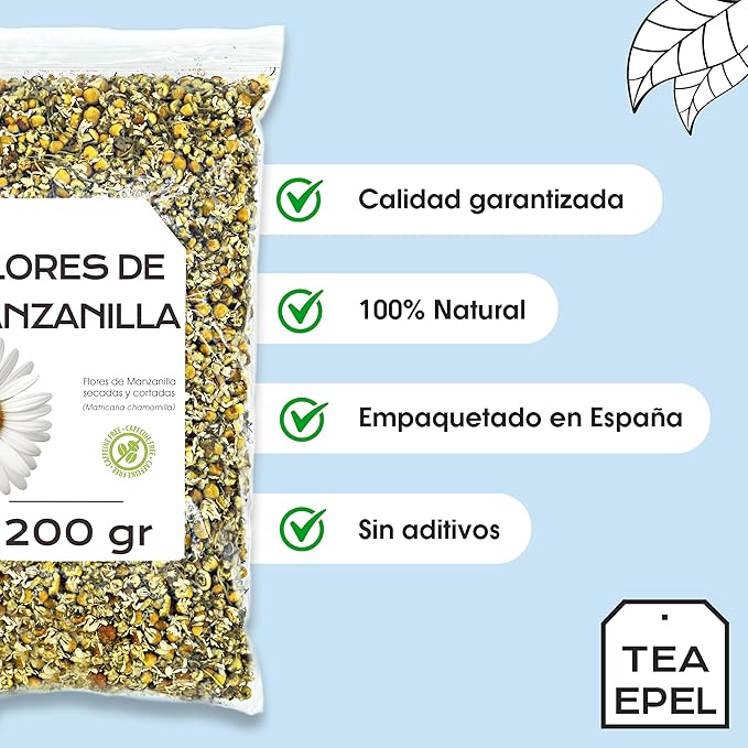 Manzanilla en Flor a Granel – 200 g