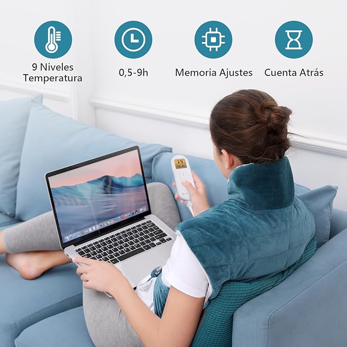 Almohadilla Térmica Ponderada para Espalda