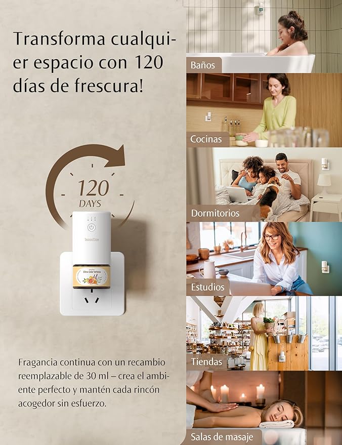 Difusor de Aromas Ultrasónico sin Agua