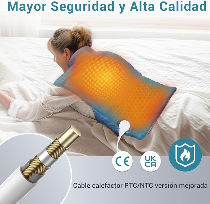 Almohadilla Térmica Ponderada para Espalda