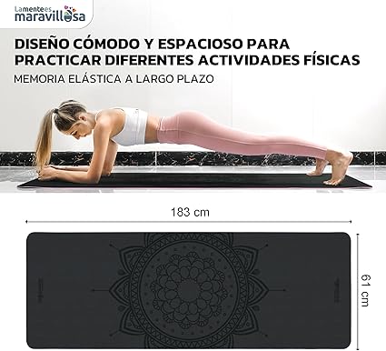 LA MENTE ES MARAVILLOSA - Esterilla de Yoga con Alma