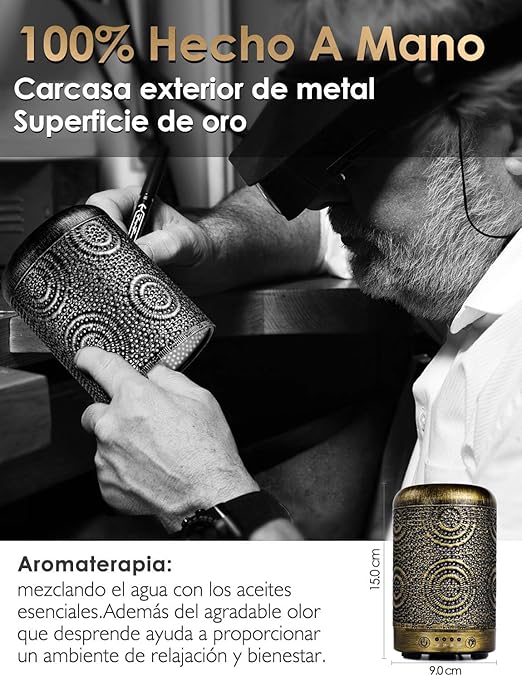 Difusor y Humidificador de Aceites Esenciales