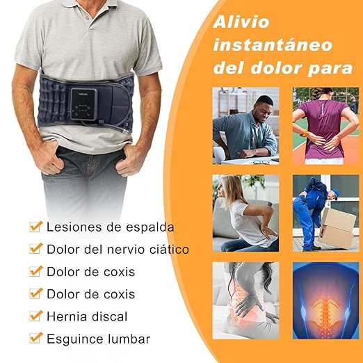 Cinturón Inflable de Descompresión para la Espalda