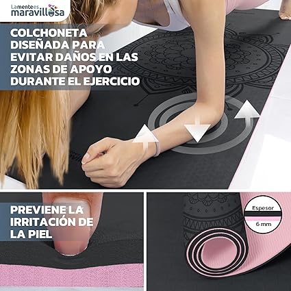 LA MENTE ES MARAVILLOSA - Esterilla de Yoga con Alma