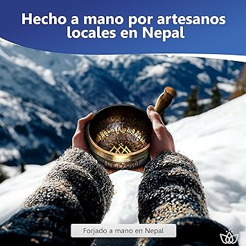 Set de Cuenco Tibetano Ø10 cm – Martilleado a Mano en Nepal